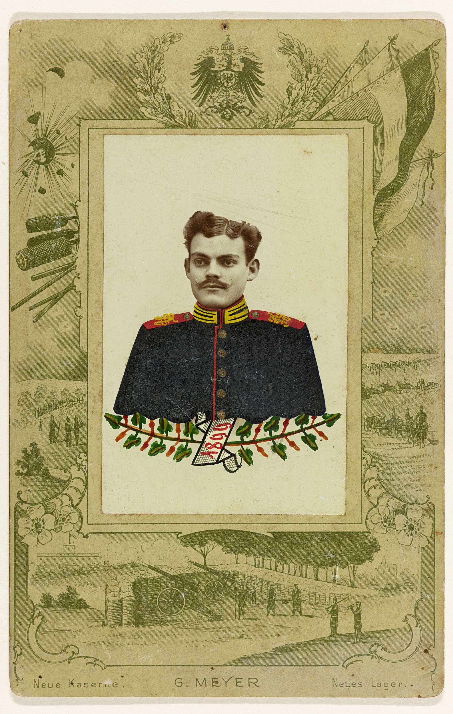 Portret van Duitse militair M. Roth