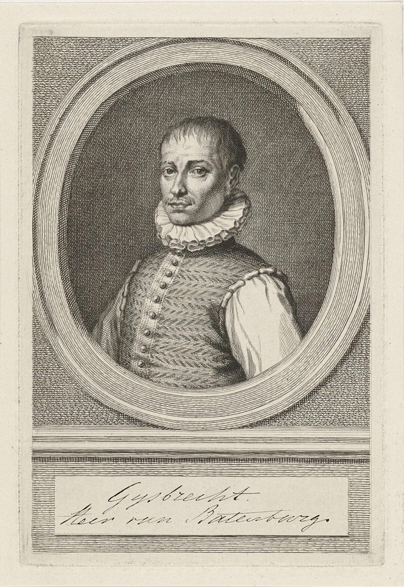 Portret van Gijsbert van Bronckhorst en Batenburg