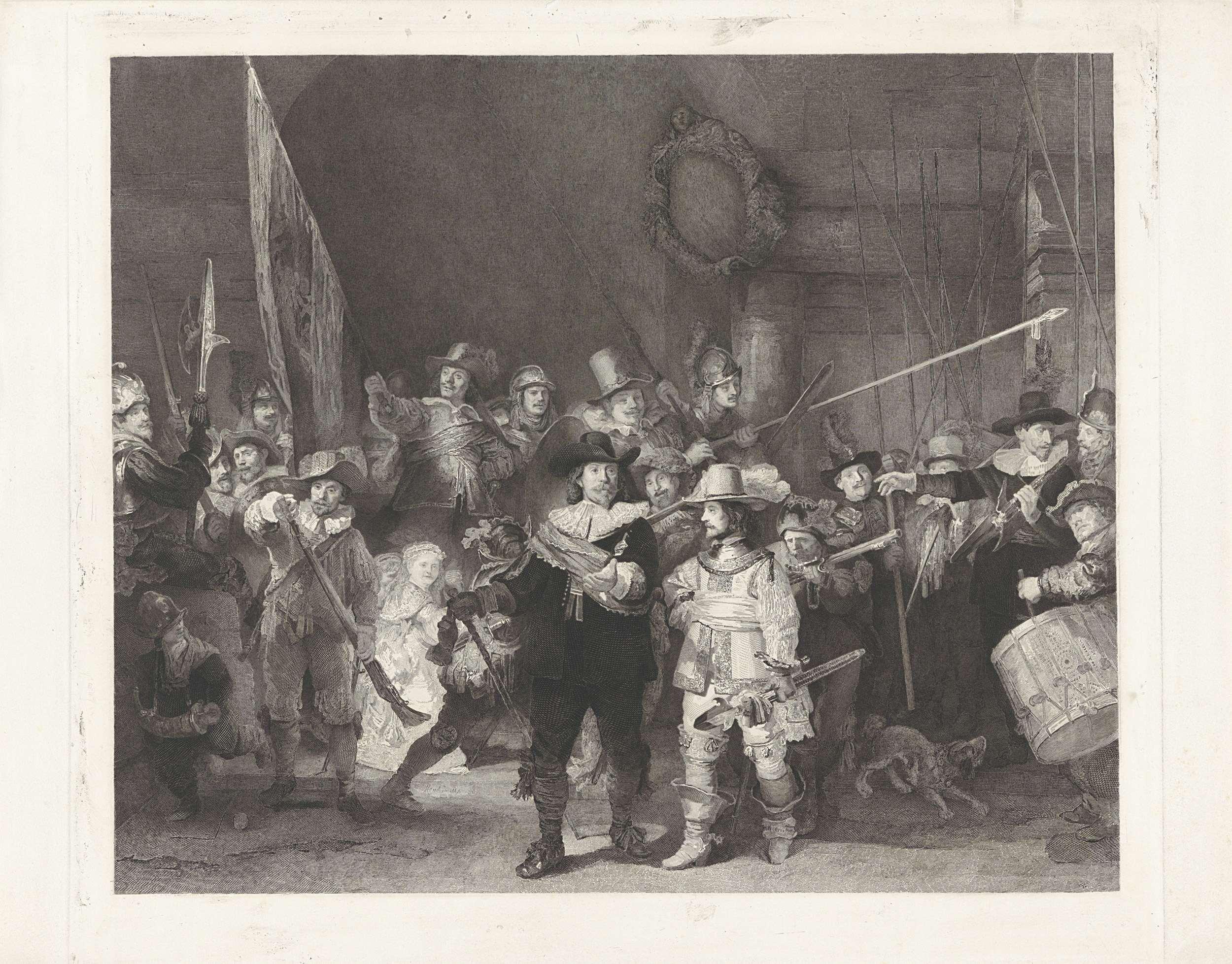 Het korporaalschap van kapitein Frans Banninck Cocq en luitenant Willem van Ruytenburch, bekend als de 'Nachtwacht'