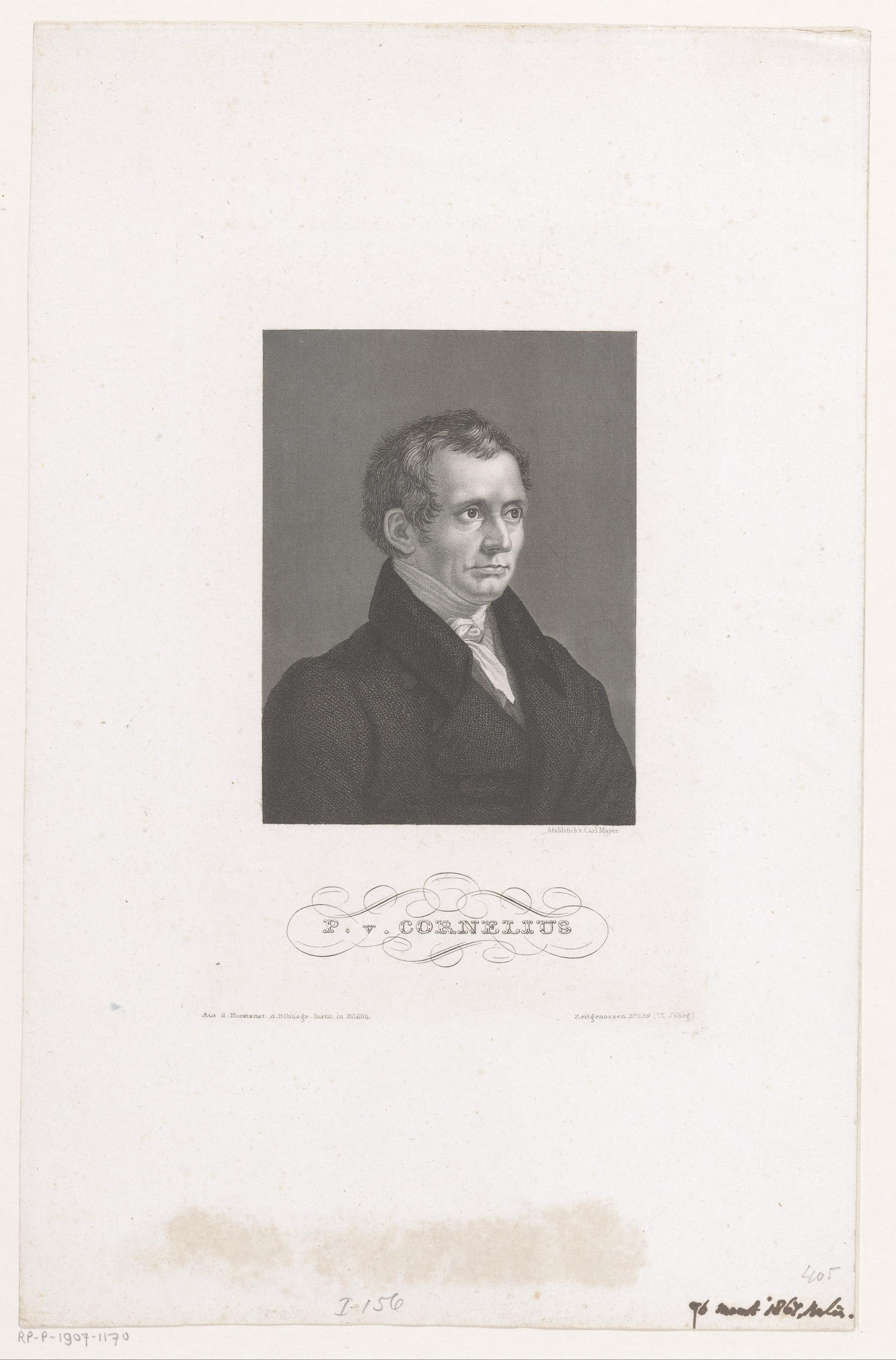 Portret van Peter von Cornelius