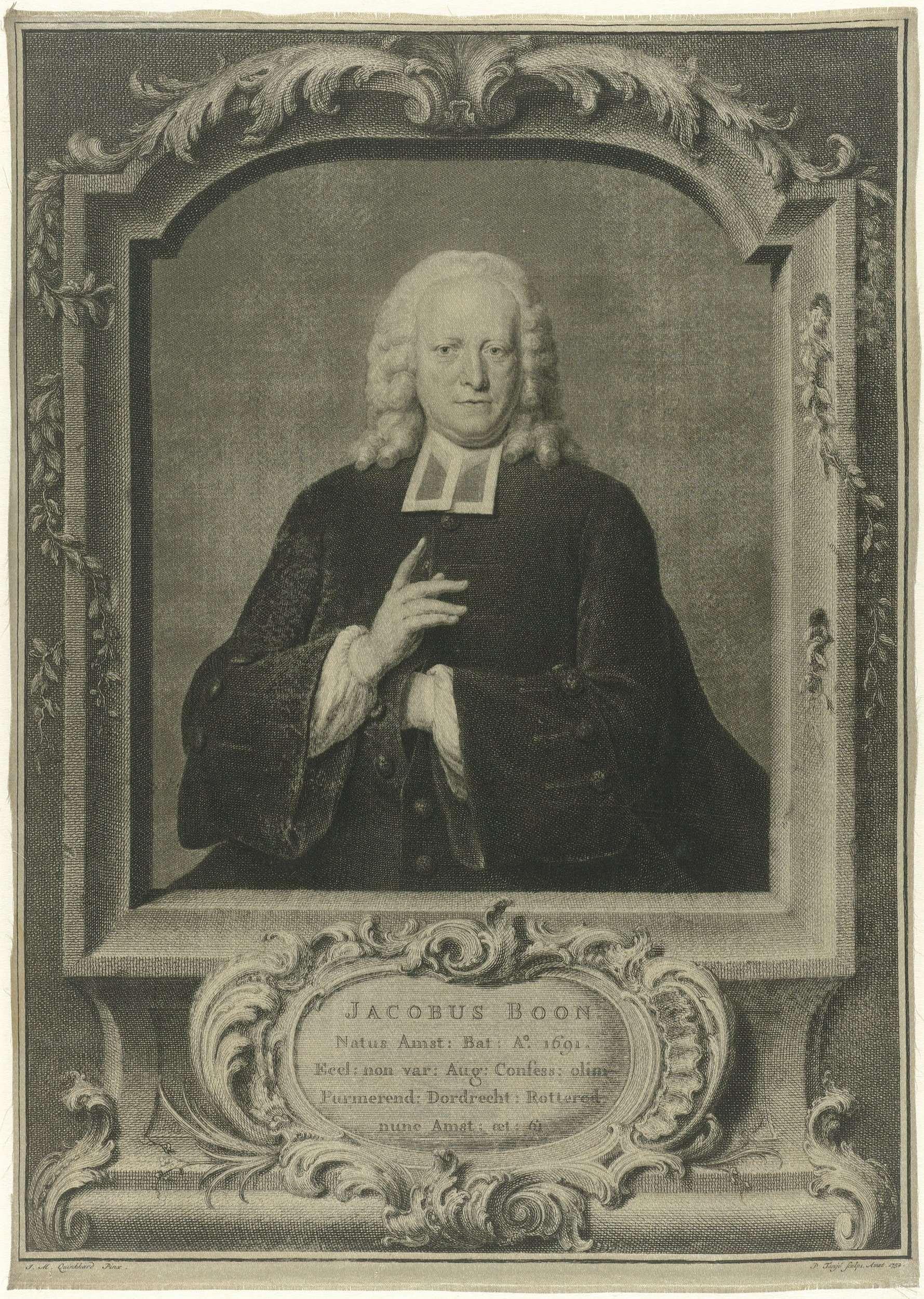 Portret van Jacobus Boon