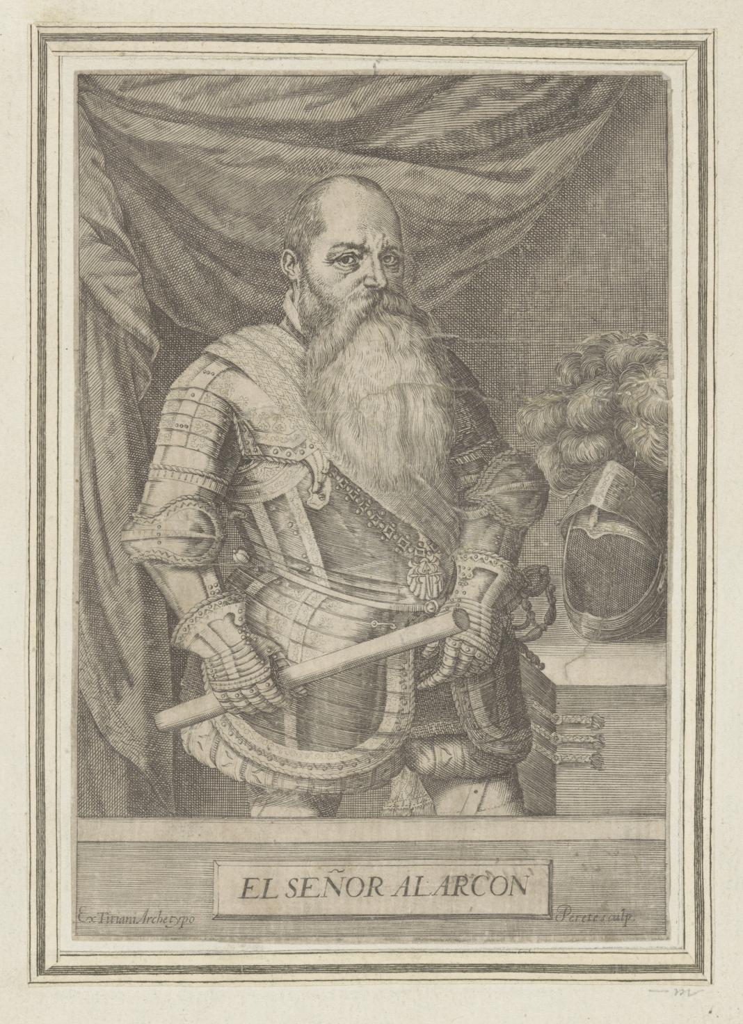 Portret van Hernando de Alarcón