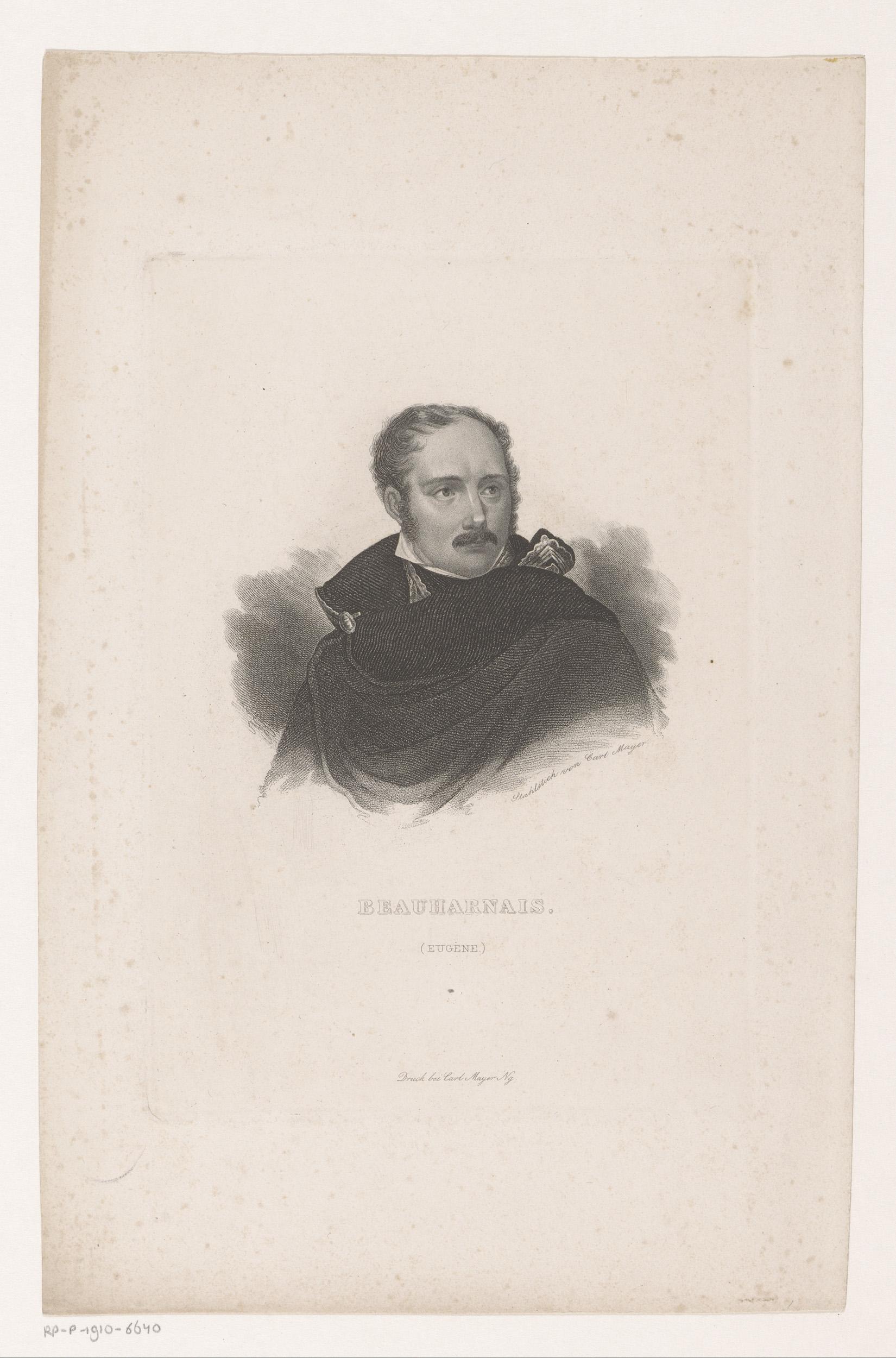 Portret van Eugène de Beauharnais