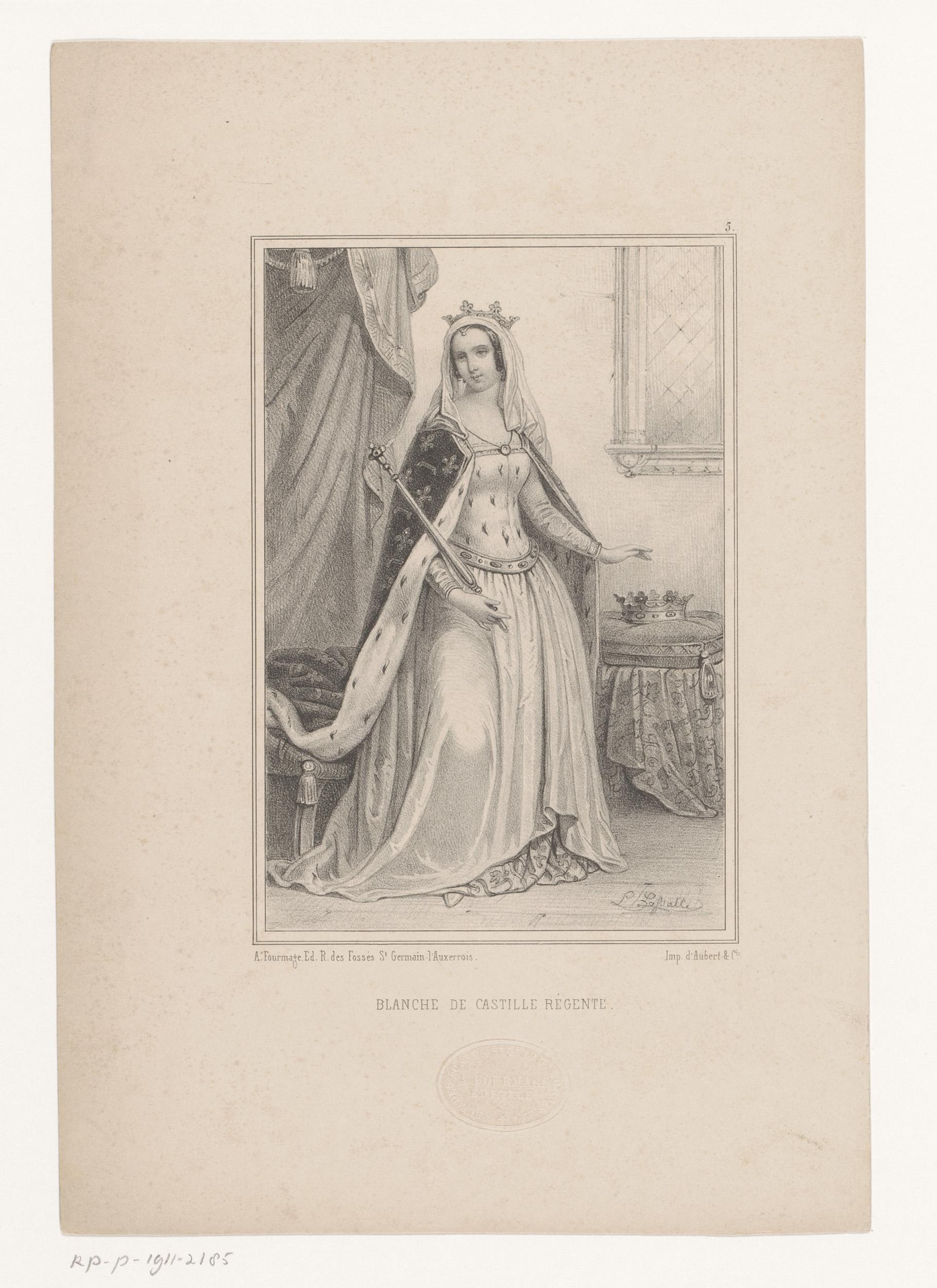 Blanca van Castilië als regentes van Frankrijk