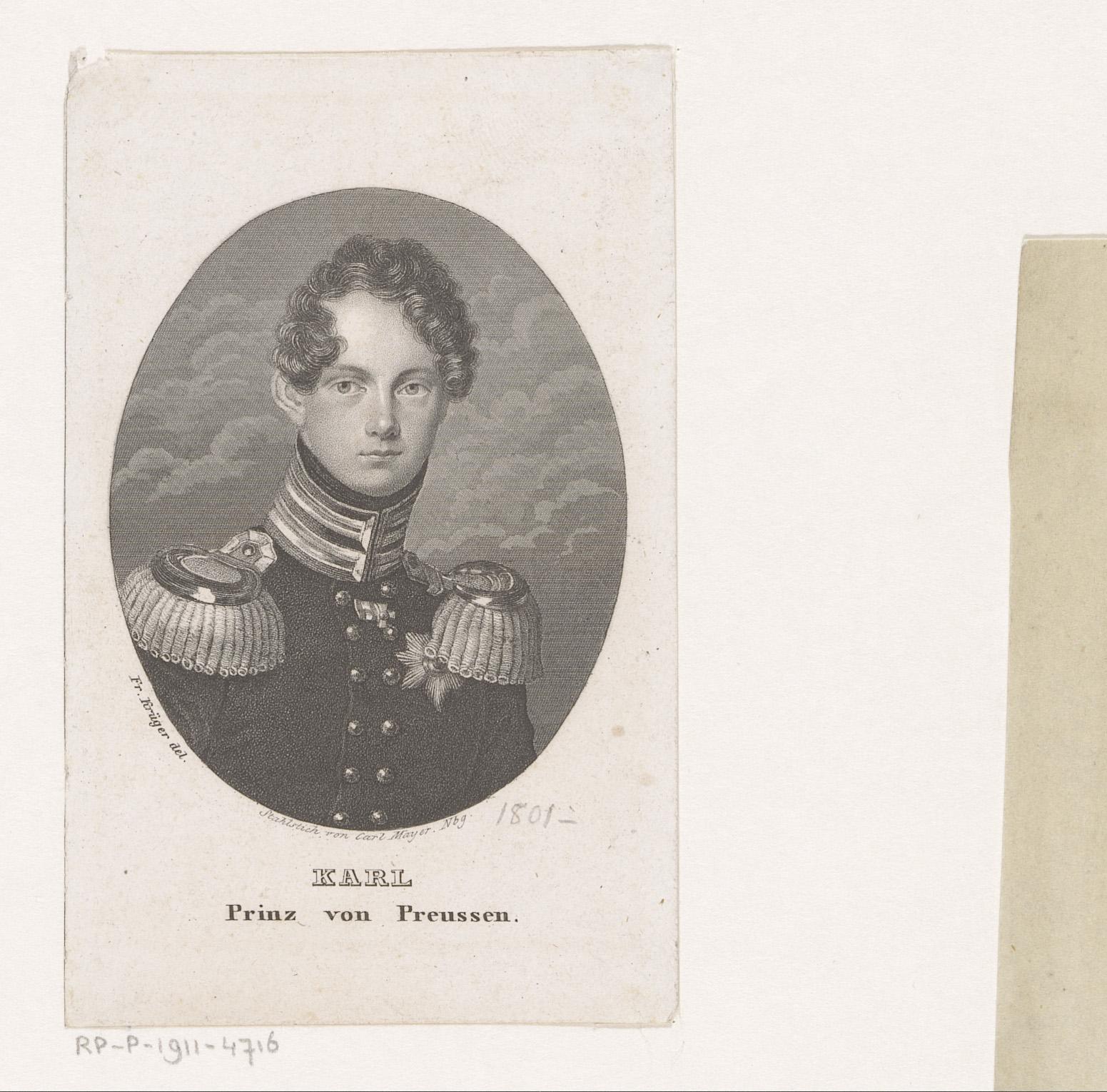 Portret van Karel van Pruisen