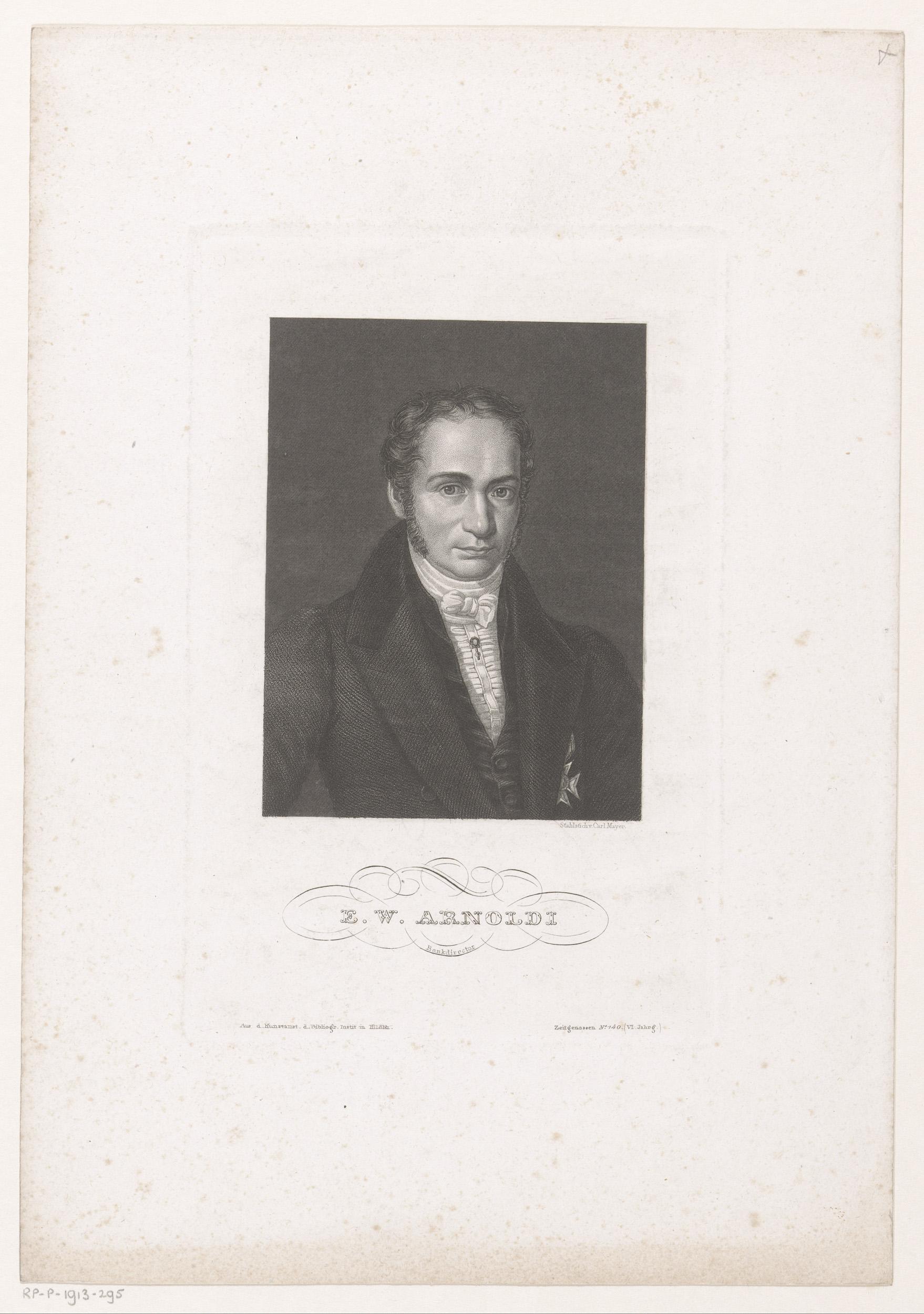 Portret van Ernst-Wilhelm Arnoldi