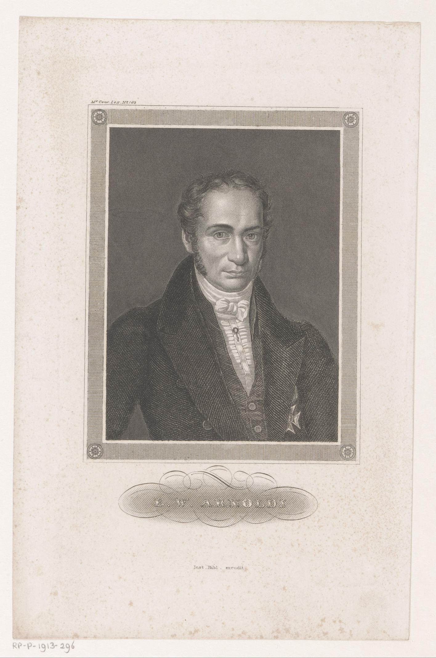 Portret van Ernst-Wilhelm Arnoldi