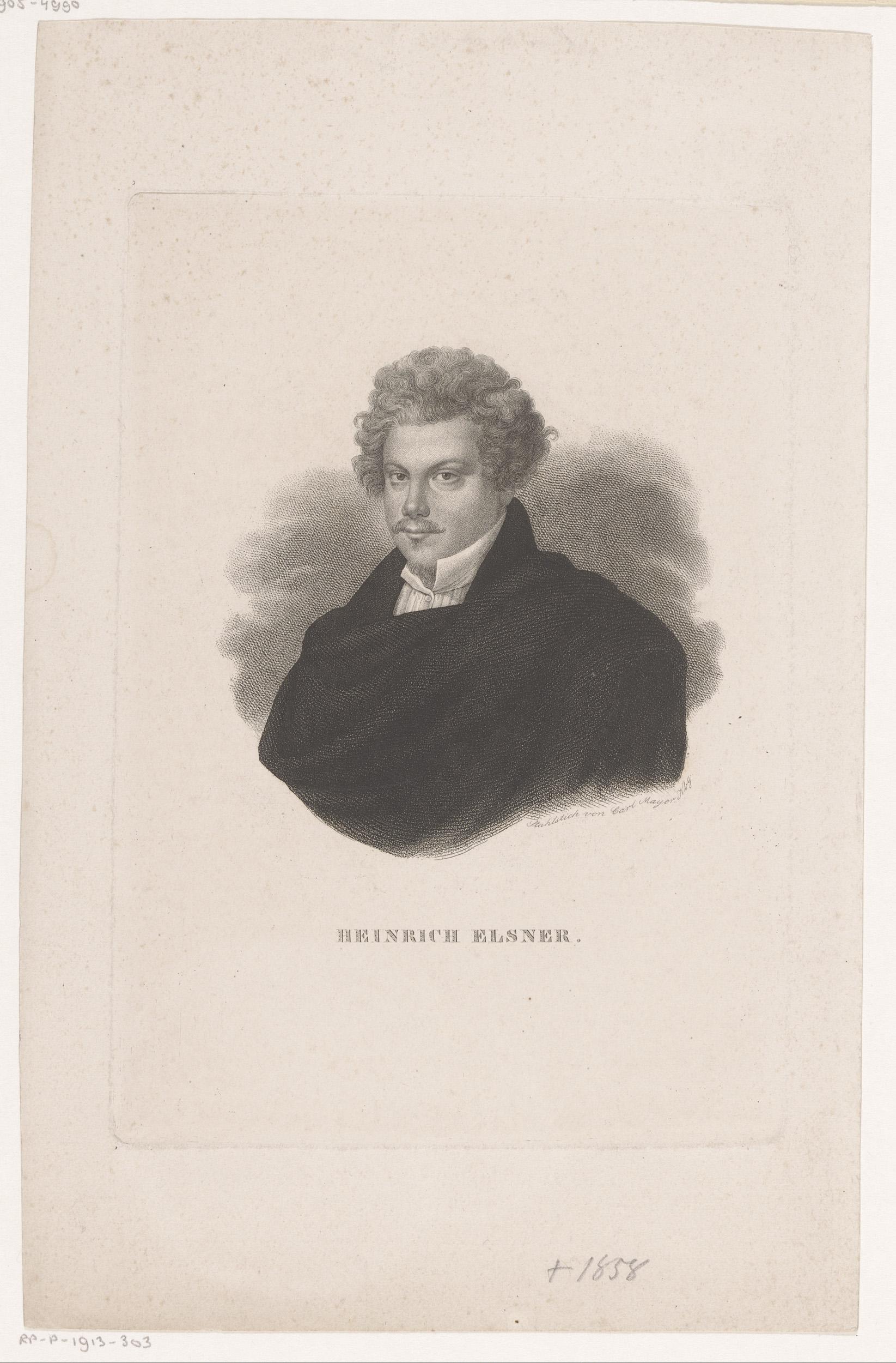 Portret van Heinrich Elsner