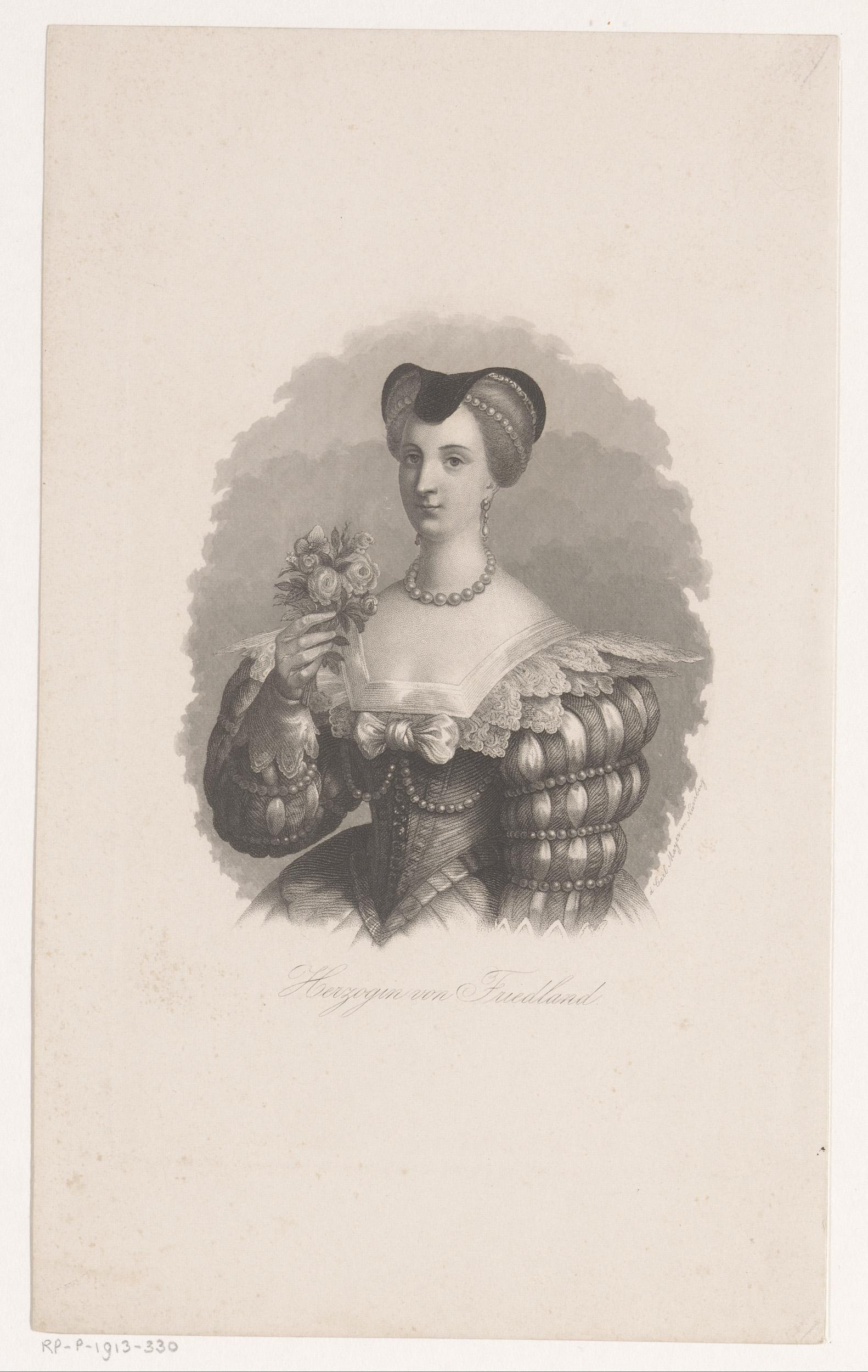 Portret van de hertogin van Friedland