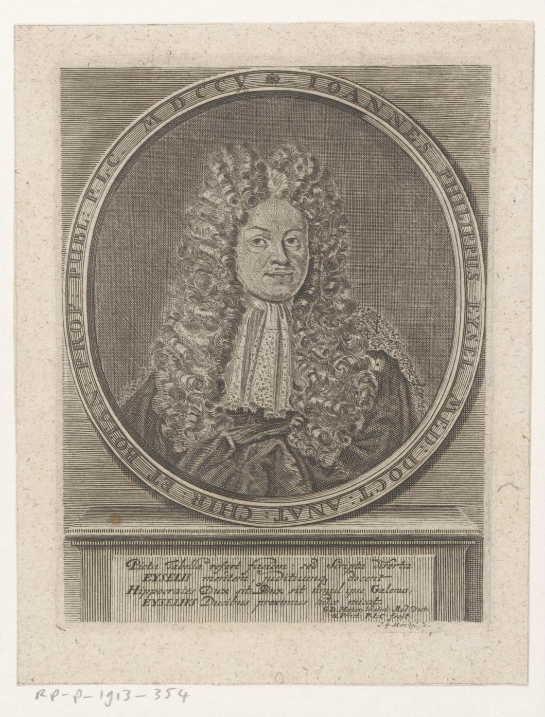 Portret van Johann Philipp Eysel (I)