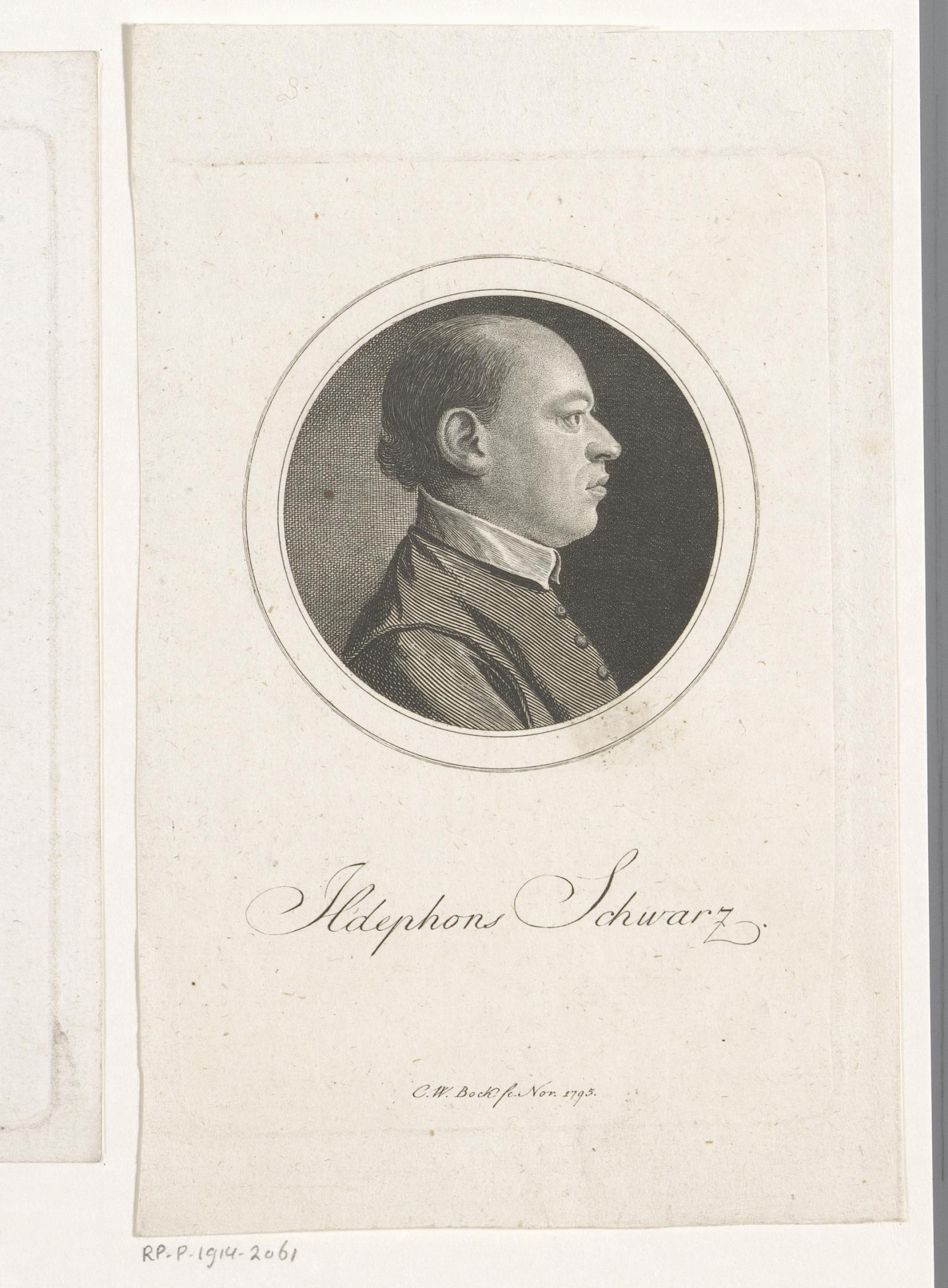 Portret van Ildephons Schwarz