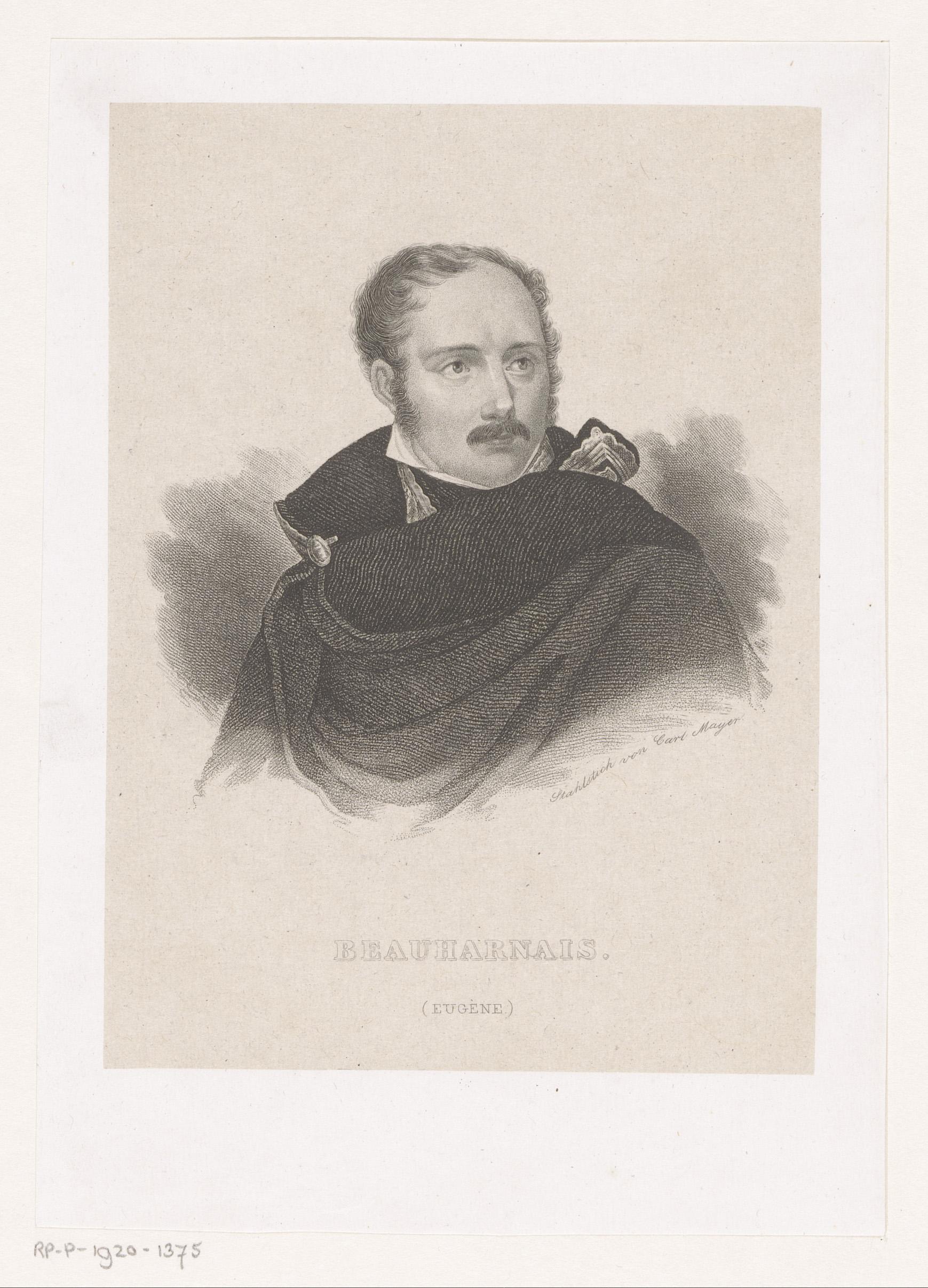 Portret van Eugène de Beauharnais