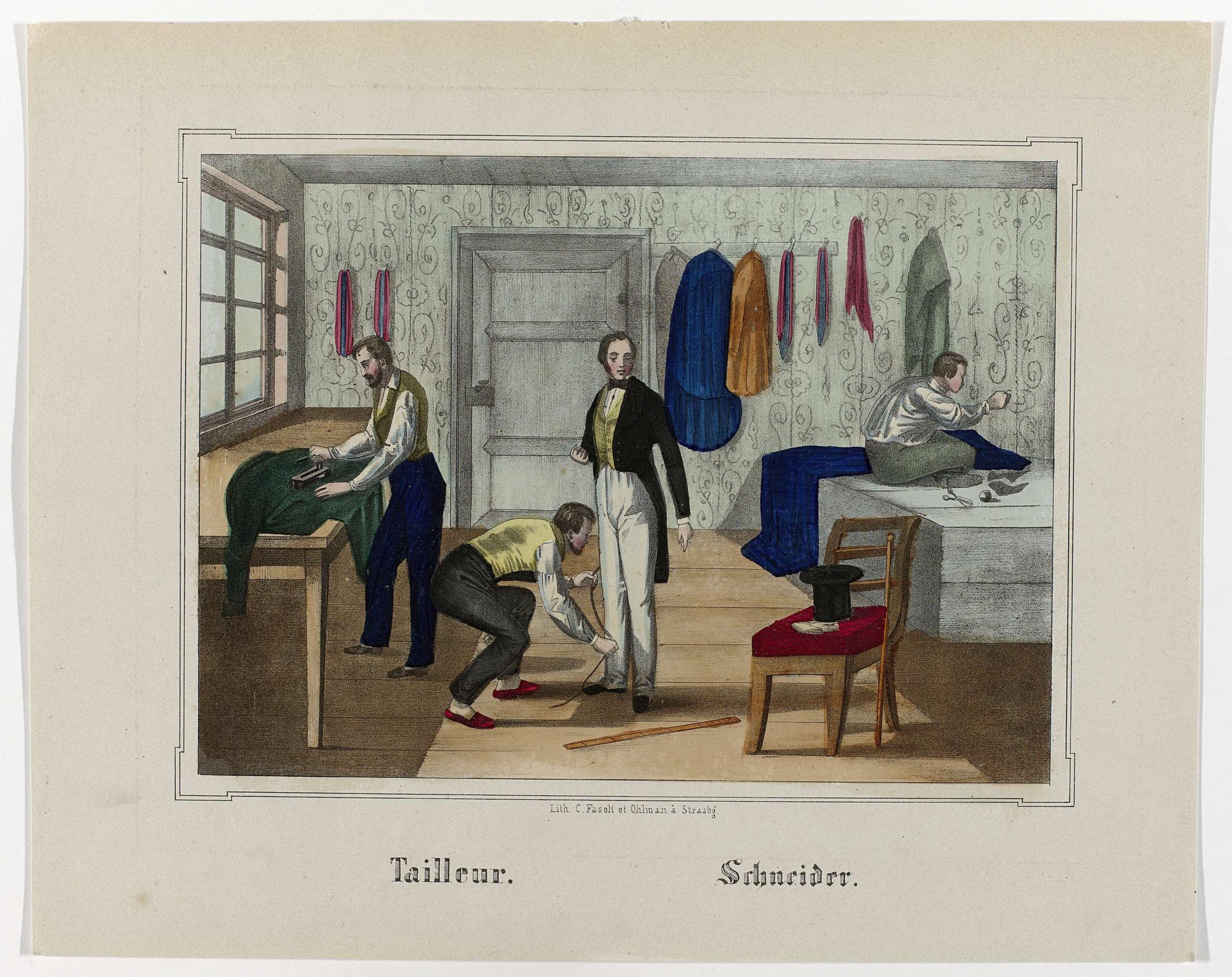 Tailleur. Schneider. 1828-1831