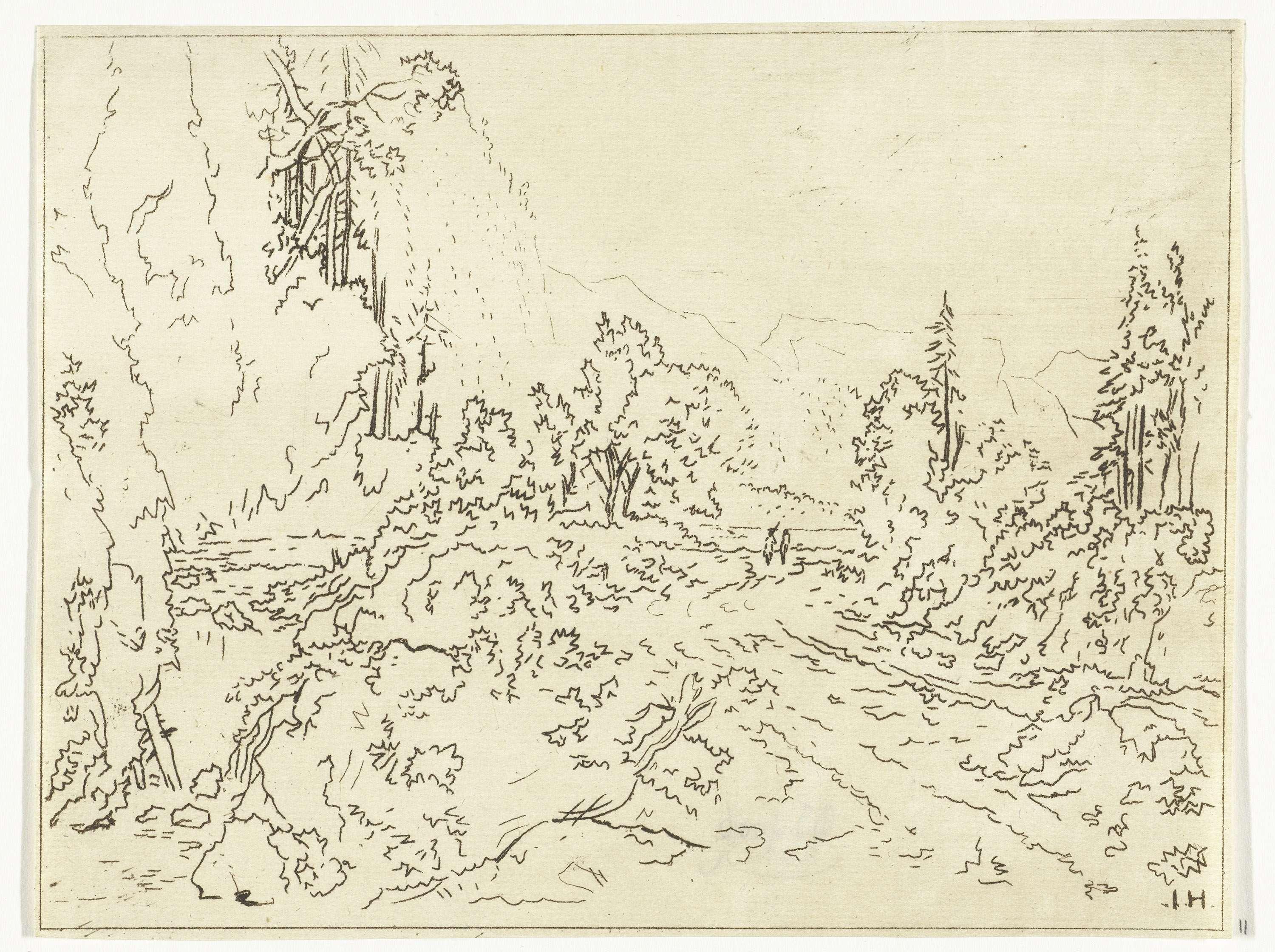 Bergachtig landschap