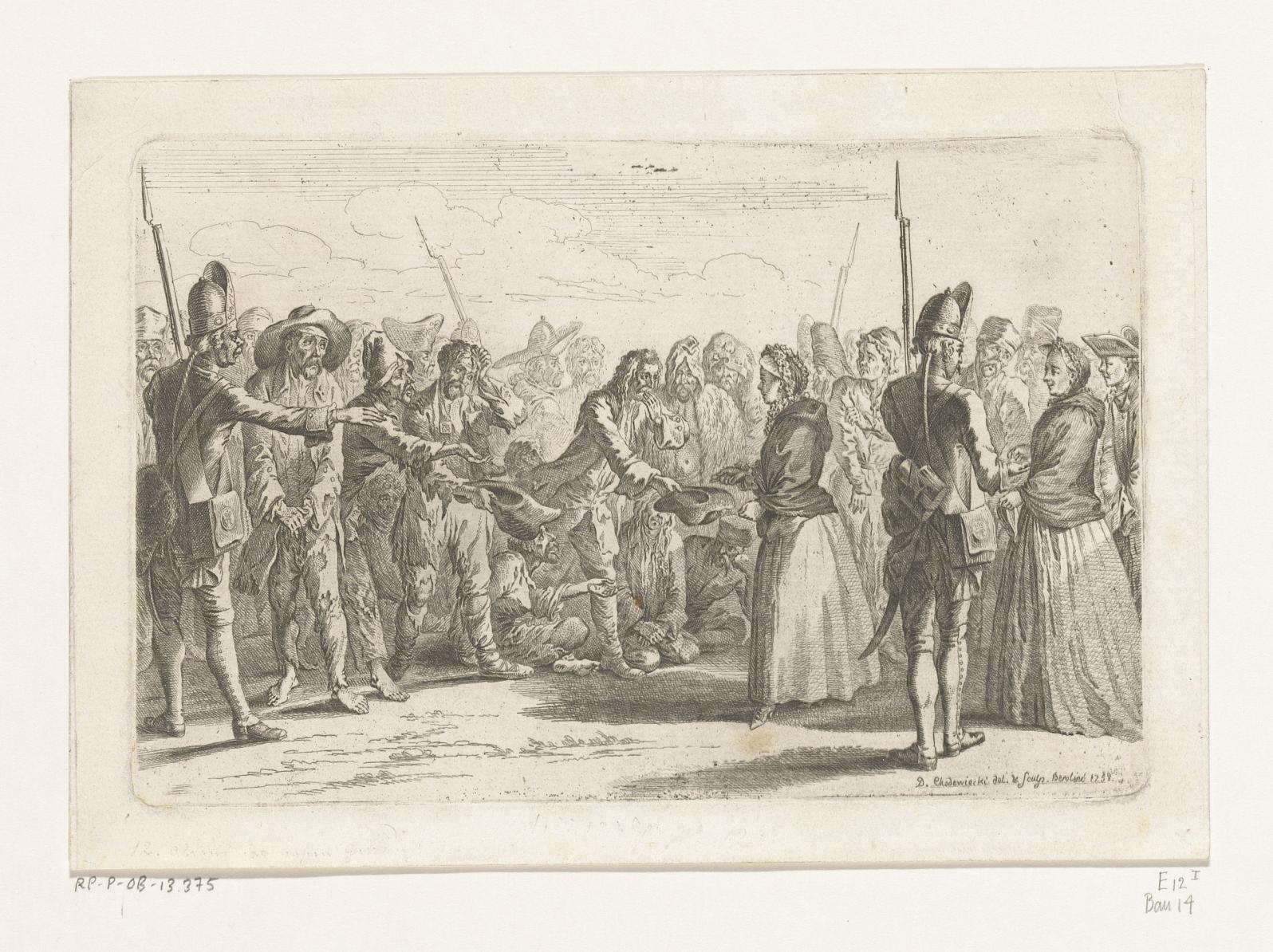 Russische krijgsgevangenen in Berlijn, 1758