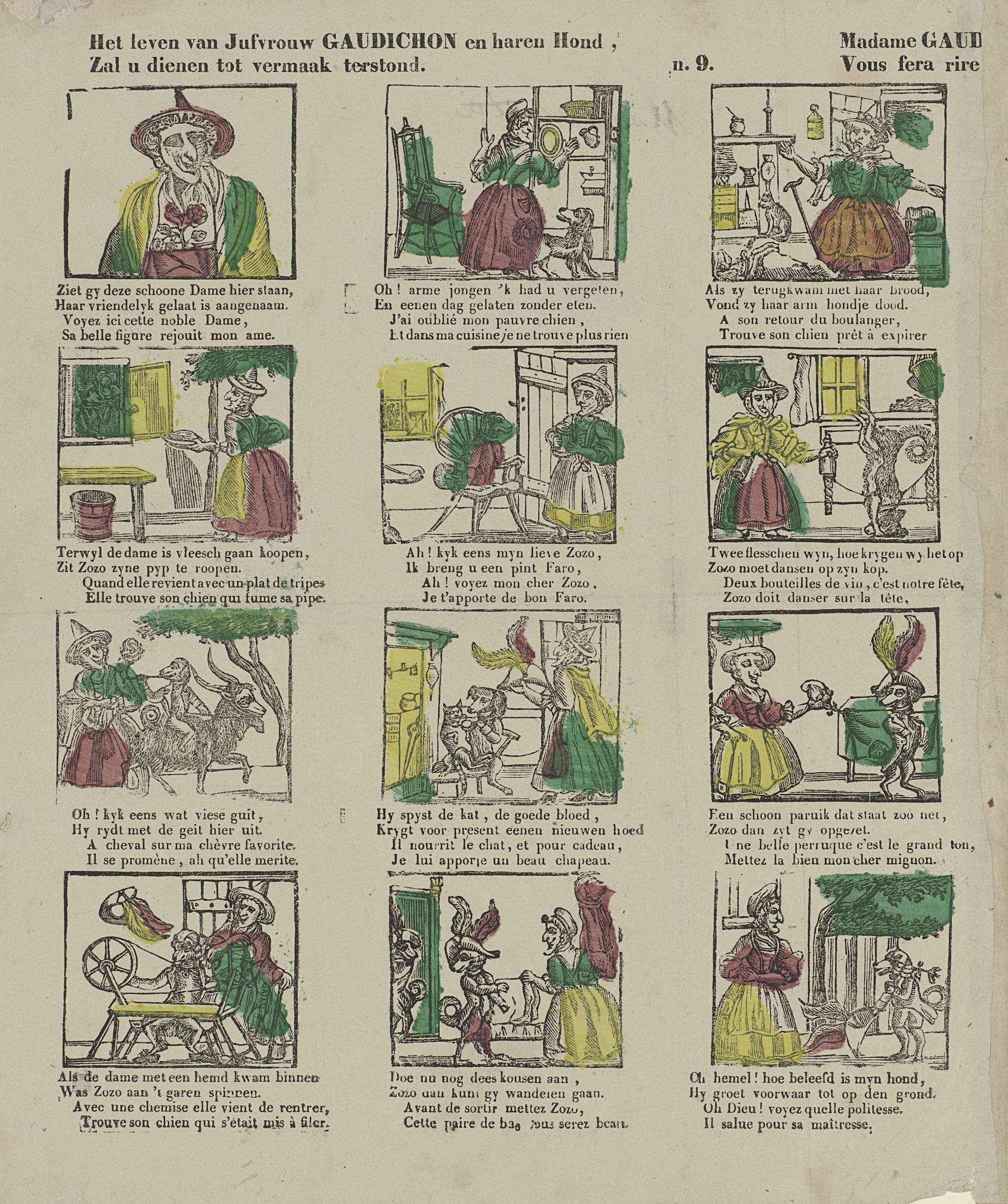 het leven van juffrouw Gaudichon en haren hond, / Zal u dienen tot vermaak terstond (...)