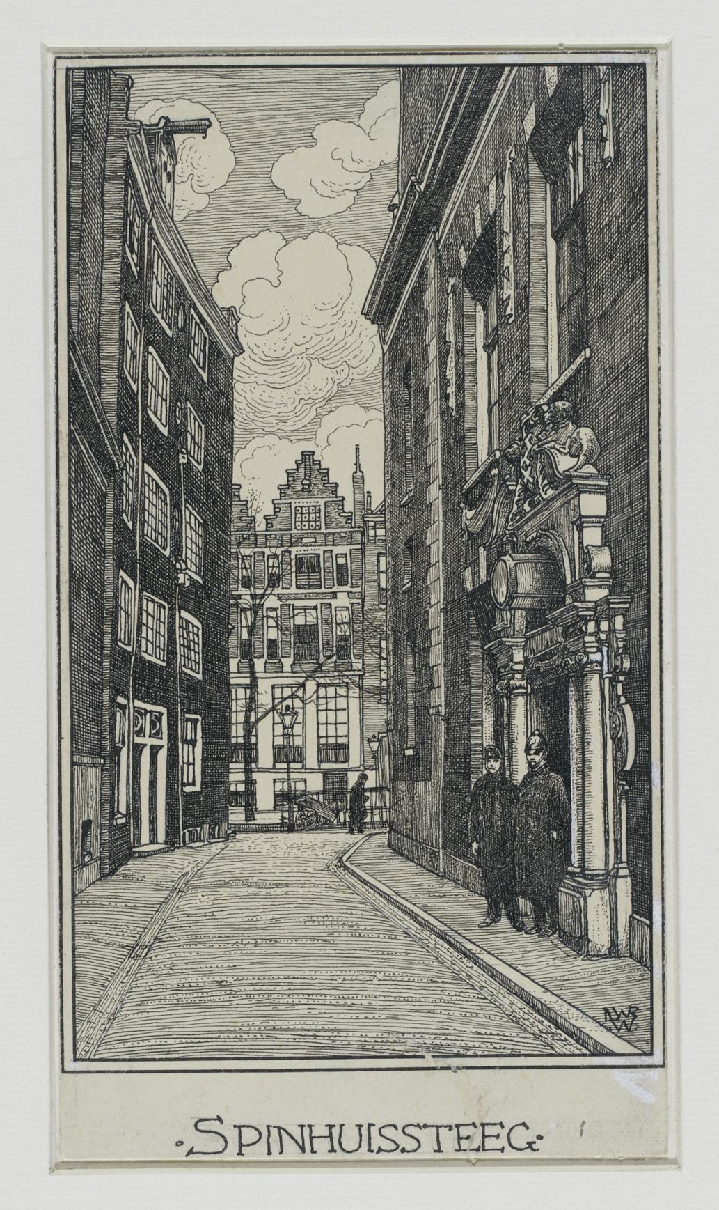 Spinhuissteeg te Amsterdam