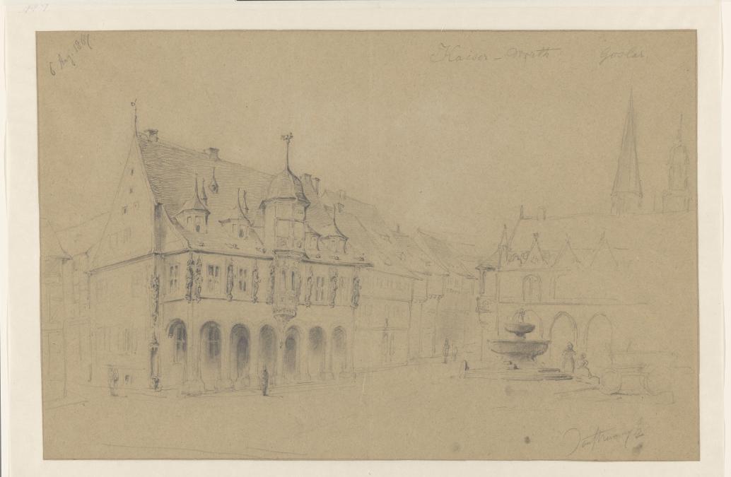 Stadsplein met de Kaiser Warth te Goslar