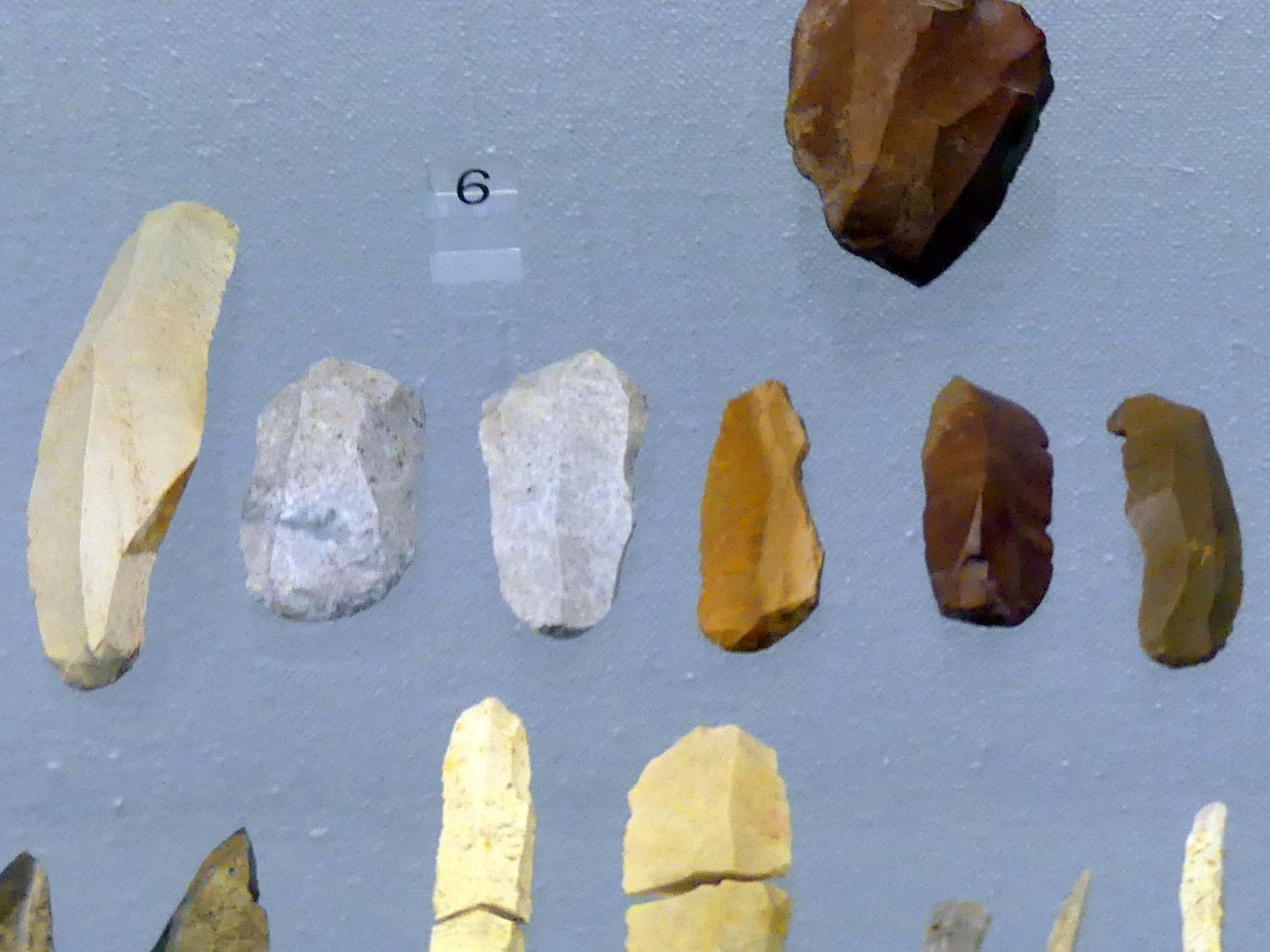 6 Kratzer, Jungpaläolithikum, 43000 - 10000 v. Chr.