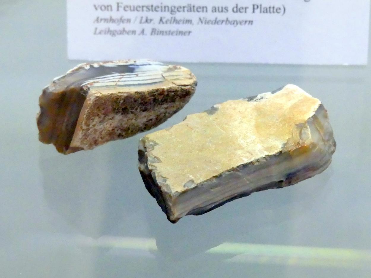 Restkerne von gebändertem Plattenhornstein, Spätneolithikum, Undatiert