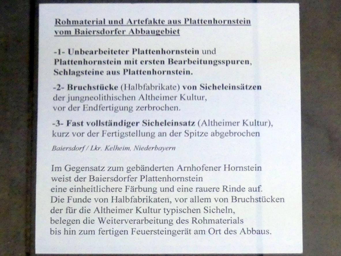 Unbearbeiteter Plattenhornstein, Spätneolithikum, Undatiert, Bild 2/2