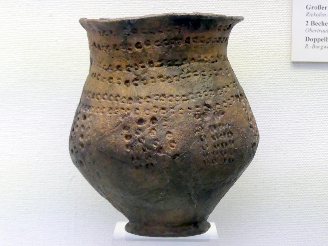 Becher mit Stempelverzierung, Endneolithikum, 2800 - 1700 v. Chr.