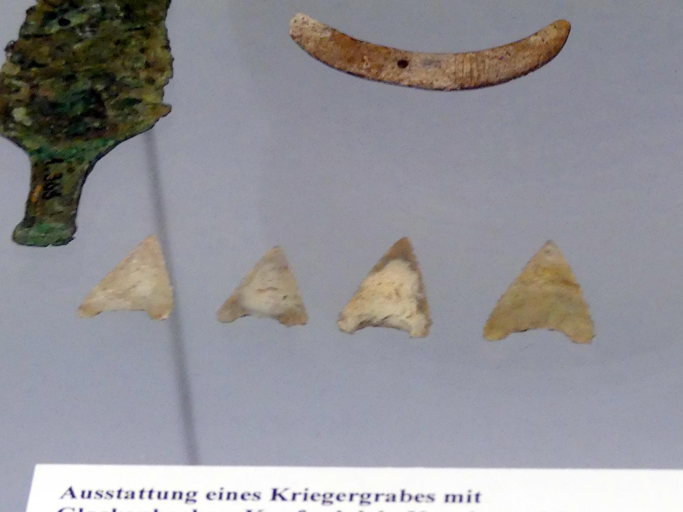 4 Pfeilspitzen, Endneolithikum, 2800 - 1700 v. Chr.
