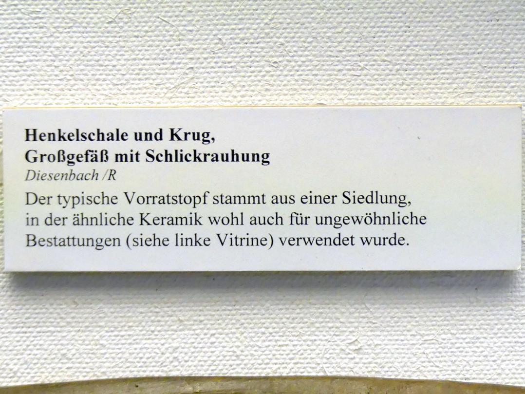Großgefäß mit Schlickrauhung, Frühe Bronzezeit, 3365 - 1200 v. Chr., Bild 3/3
