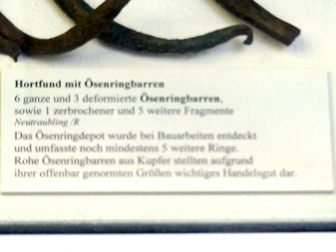 6 ganze und 3 deformierte Ösenringbarren, Frühe Bronzezeit, 3365 - 1200 v. Chr., Bild 2/2