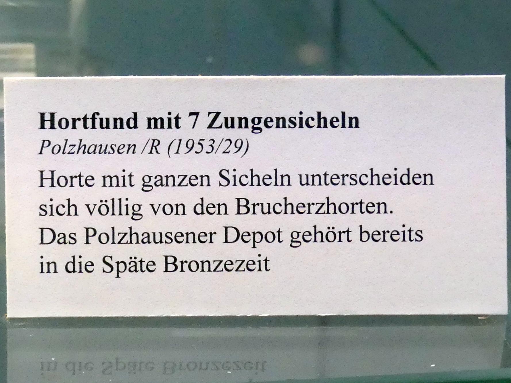 Hortfund mit 7 Zungensicheln, Späte Bronzezeit D, Undatiert, Bild 3/3