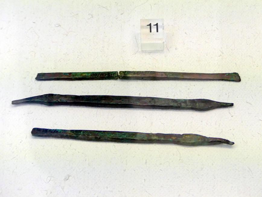 3 Pfrieme, Bronzezeit, 3365 - 700 v. Chr.
