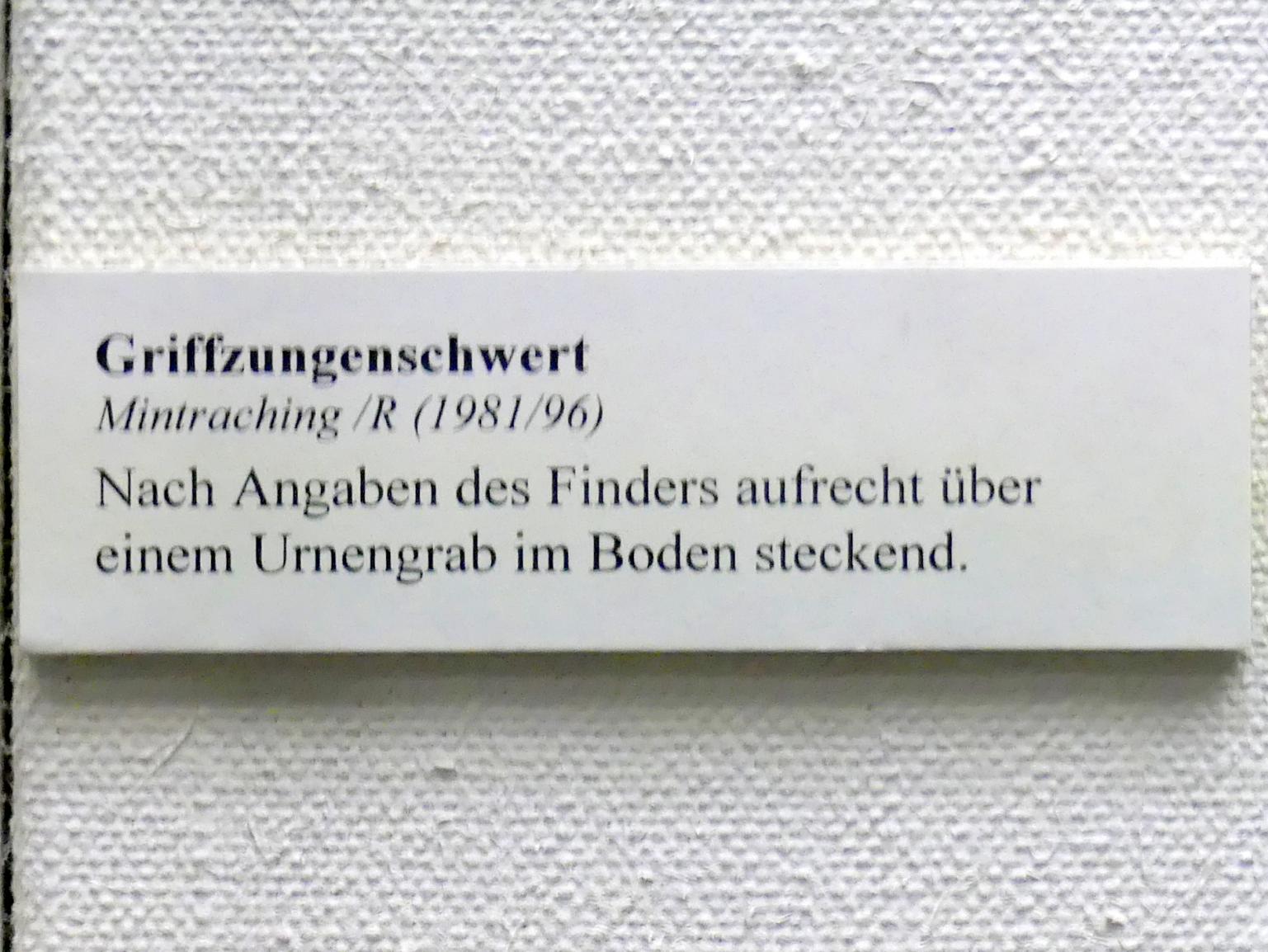 Griffzungenschwert, Späte Bronzezeit D, Undatiert, Bild 2/2