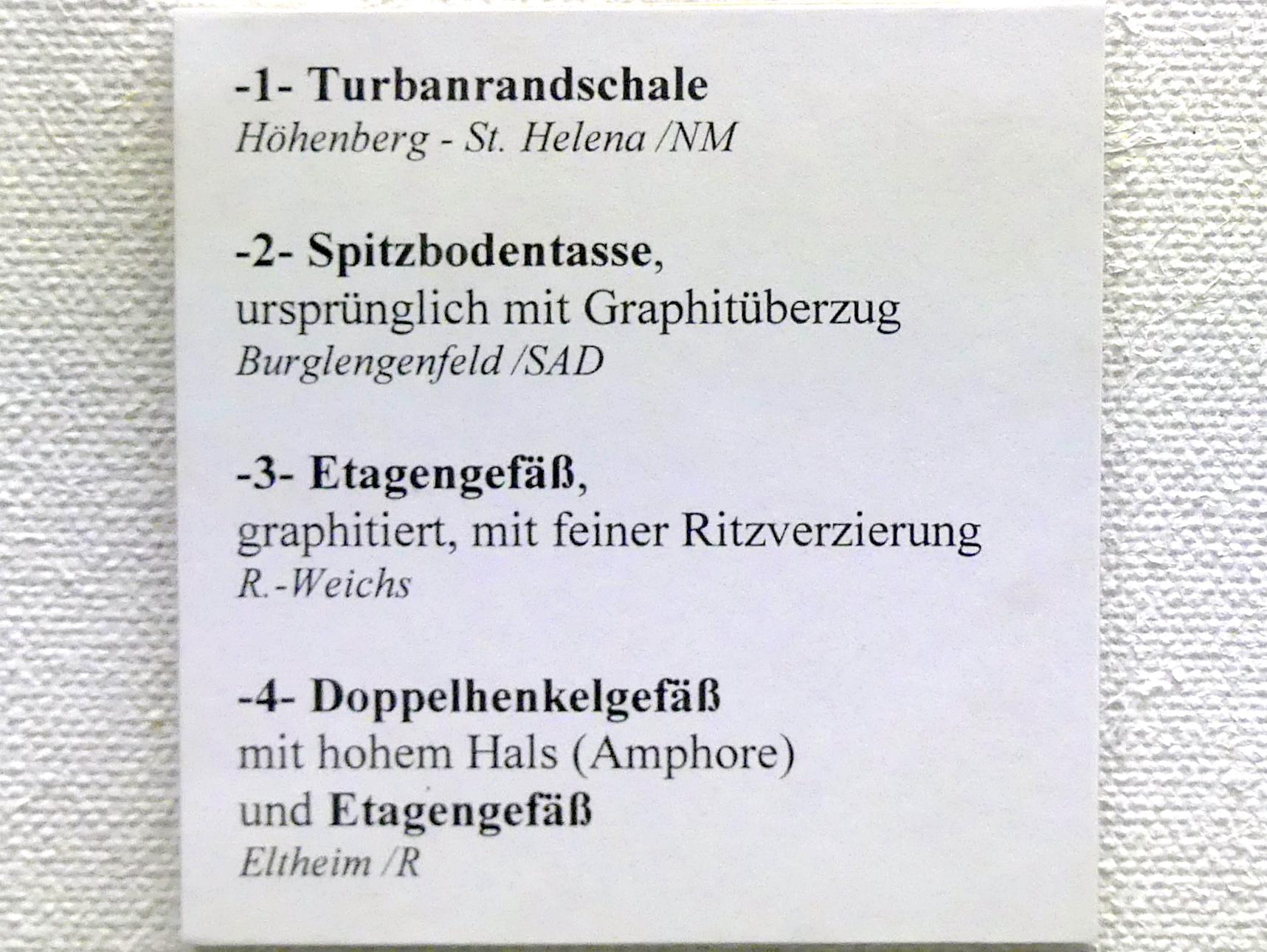 Turbanrandschale, Späte Bronzezeit D, Undatiert, Bild 2/2