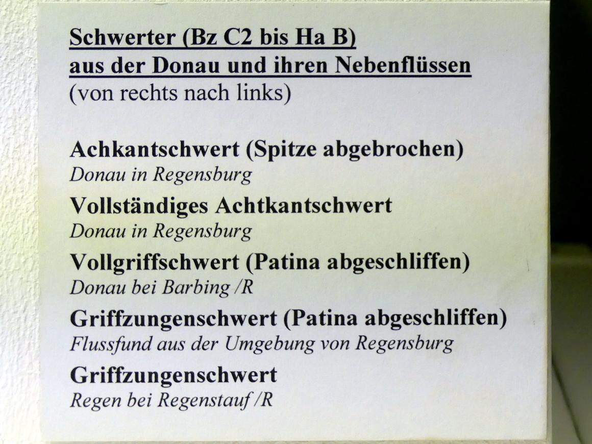 Achtkantschwert (Spitze abgebrochen), Mittlere Bronzezeit C1, 1500 - 1400 v. Chr., Mittlere Bronzezeit C2, Undatiert, Bild 4/4