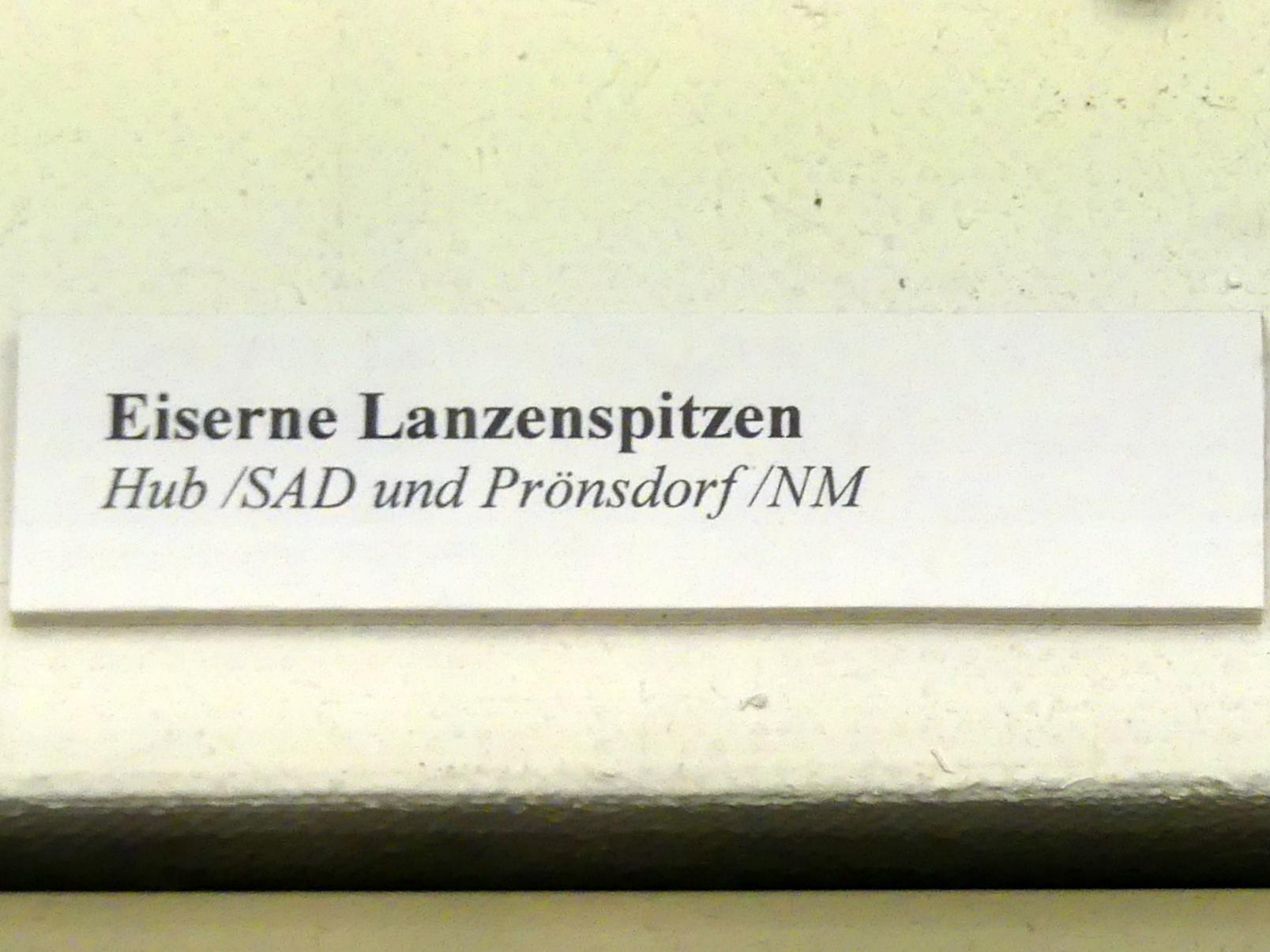 Eiserne Lanzenspitze, Hallstattzeit, 700 - 200 v. Chr., Bild 2/2