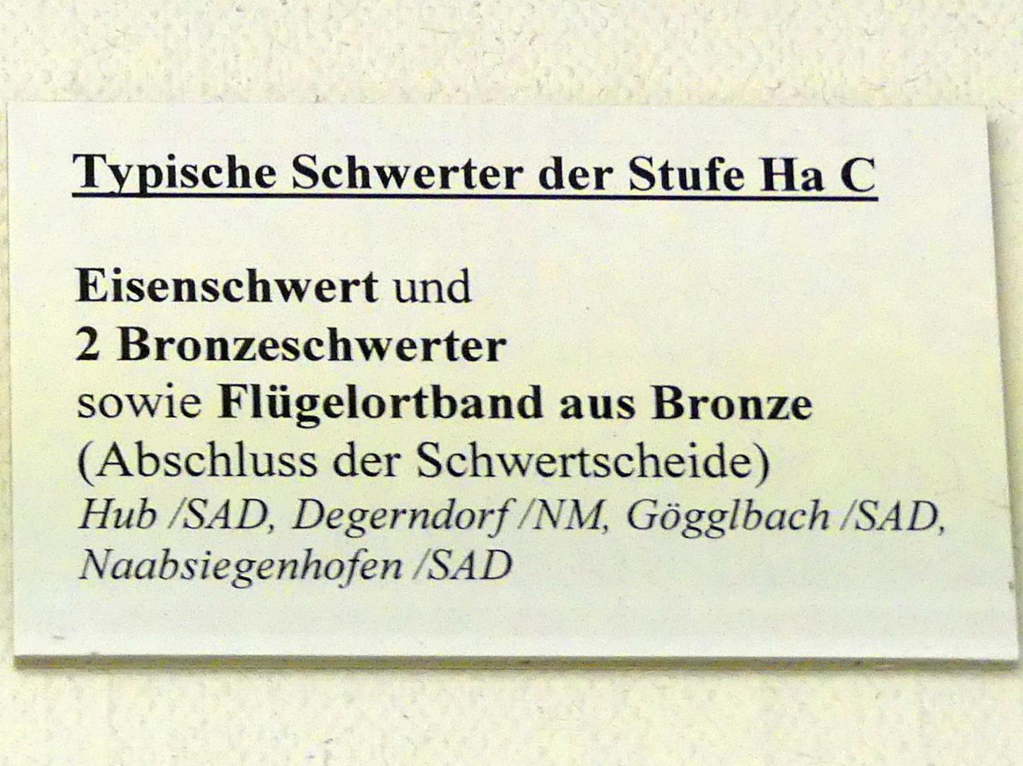 Bronzeschwert, Hallstattzeit C, Undatiert, Bild 2/2