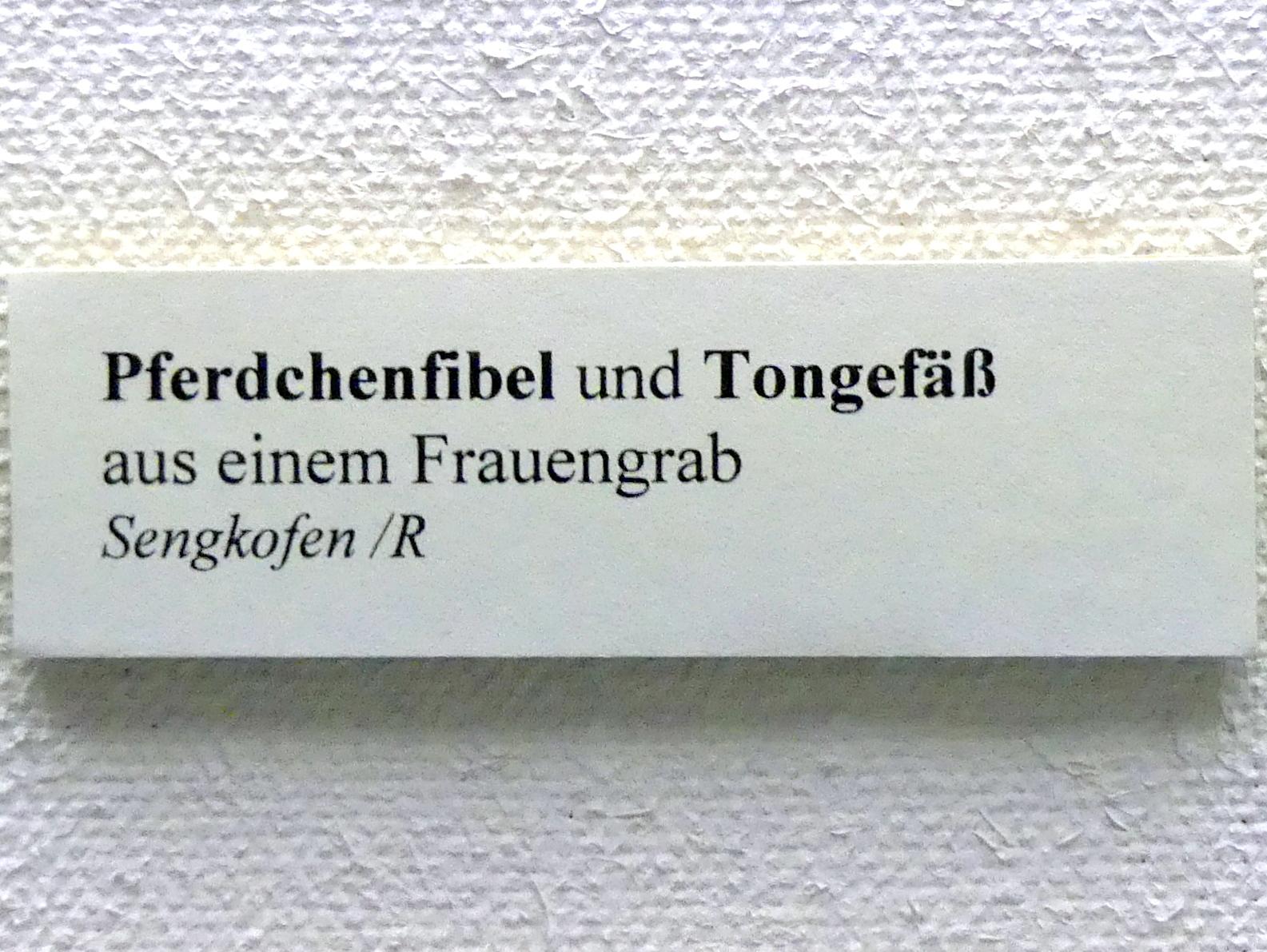 Pferdchenfibel, Frühlatènezeit A, 700 - 100 v. Chr., Bild 2/2