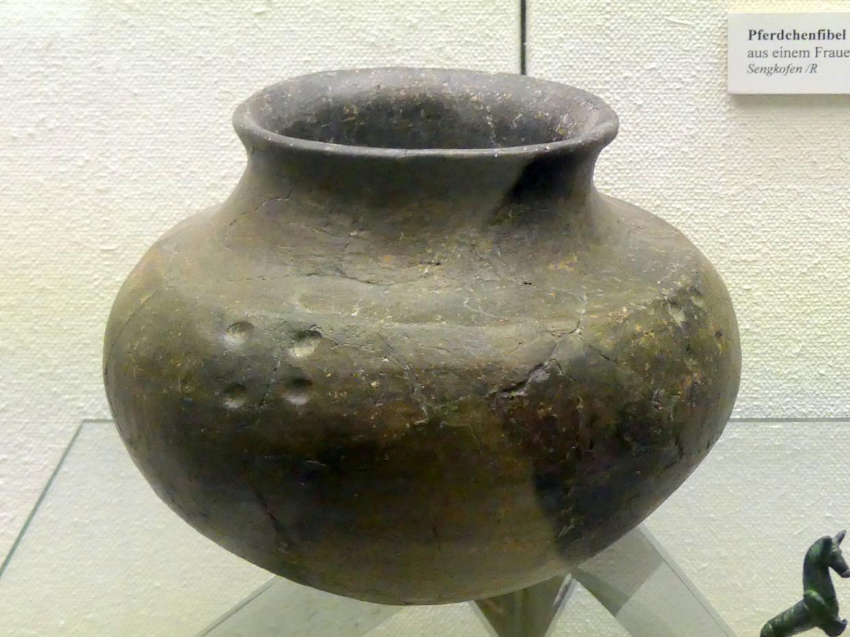 Tongefäß, Frühlatènezeit A, 700 - 100 v. Chr.