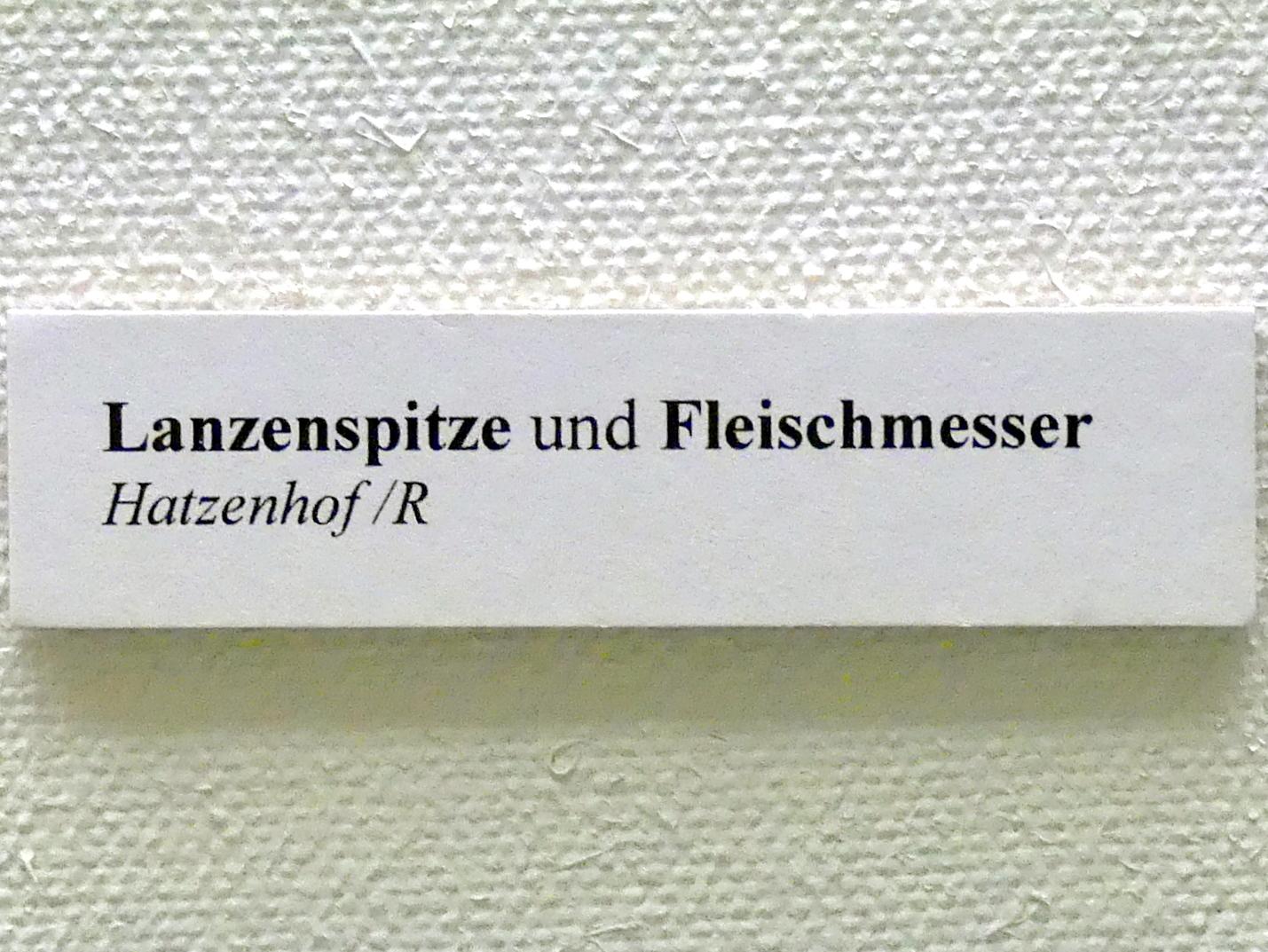 Fleischmesser, Frühlatènezeit A, 700 - 100 v. Chr., Bild 2/2