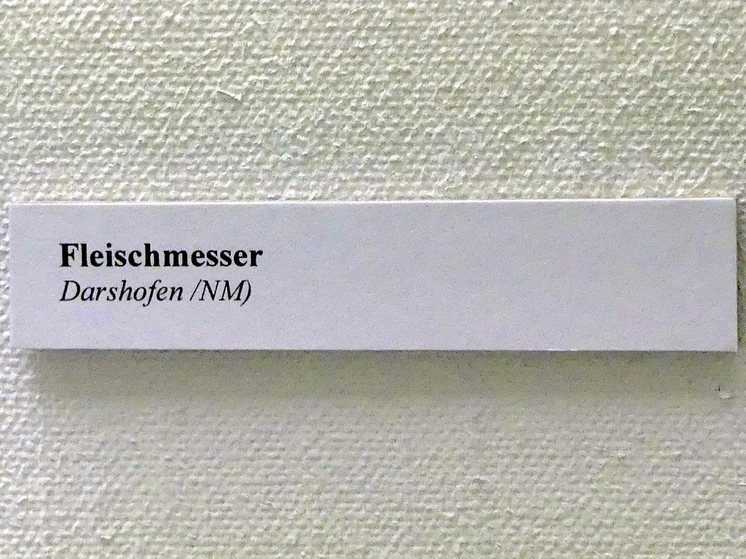 Fleischmesser, Frühlatènezeit A, 700 - 100 v. Chr., Bild 2/2