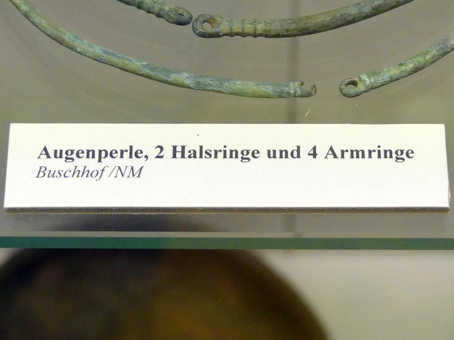 Augenperle, Frühlatènezeit A, 700 - 100 v. Chr., Bild 2/2