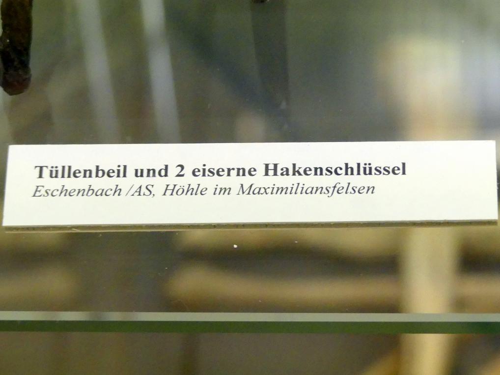 2 eiserne Hakenschlüssel, Frühlatènezeit A, 700 - 100 v. Chr., Bild 2/2
