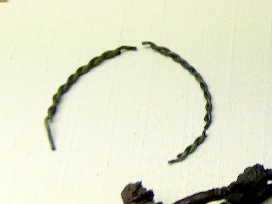 Teile eines Halsrings aus tordiertem Draht, Mittellatènezeit C, Undatiert