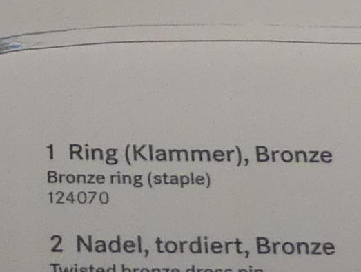 Ring (Klammer), Hallstattzeit C, Undatiert, Bild 2/2