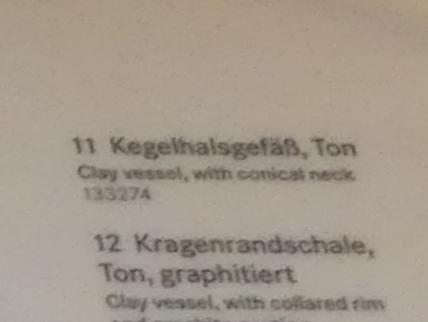 Kegelhalsgefäß, Hallstattzeit, 700 - 200 v. Chr., Bild 2/2