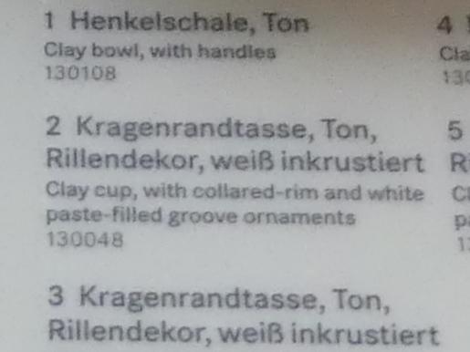 Kragenrandtasse, Hallstattzeit, 700 - 200 v. Chr., Bild 2/2