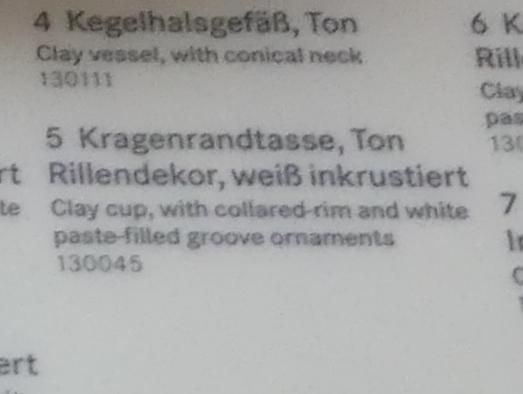 Kragenrandtasse, Hallstattzeit, 700 - 200 v. Chr., Bild 2/2