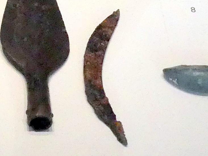 Rasiermesser, gekrümmt, Hallstattzeit, 700 - 200 v. Chr.