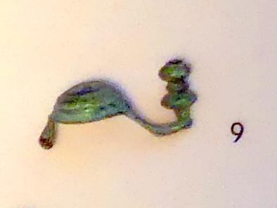 Paukenfibel mit Fußzier, Hallstattzeit, 700 - 200 v. Chr.