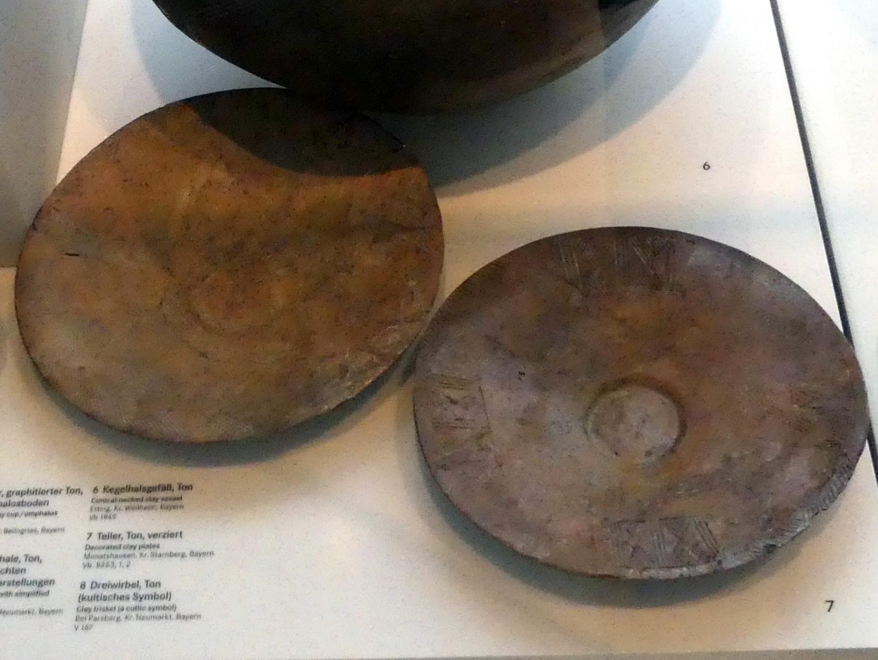 Teller, verziert, Hallstattzeit, 700 - 200 v. Chr.